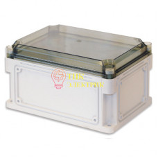 Корпус пластиковый 300х200х160 IP67 (крыш. 35 прозрачная) проб. фланцы 532311