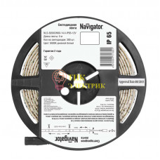 Лента светодиодная 71 769 NLS-5050CW60-14.4-IP65-12V R5 14.4Вт/м (уп.5м) 71769