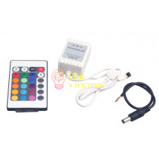 Контроллер RGB ZC-1000RC 12В 3х2А=72Вт (IR) 4610003327385