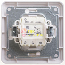 Выключатель 3-кл. СП W59 10А IP20 10АХ в сборе бел. VS0510-351-18