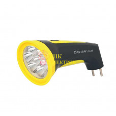 Фонарь LED 3807M (аккум. 220В черн./жел. 7 LED 2 режима SLA пласт. коробка) 12868