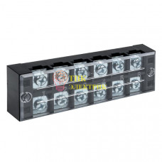 Клеммный блок TB-4506 до 4.5кв.мм 45А 6 клеммных пар