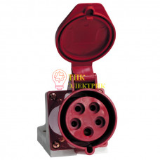 Розетка наруж. уст. 16А 380В 3P+E+N IP44 (115) ps-115-16-380