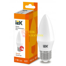Лампа светодиодная ECO C35 9Вт свеча 4000К E14 230В LLE-C35-9-230-40-E14