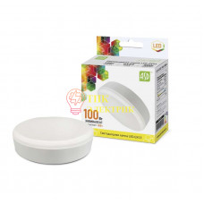 Лампа светодиодная LED-GX53-standard 10Вт таблетка 3000К тепл. бел. GX53 900лм 160-260В 4690612005119