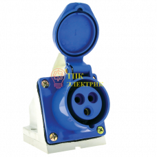 Розетка наруж. уст. 32А 220В 2P+E IP44 (123) ps-123-32-220