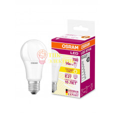 Лампа светодиодная LED STAR CLASSIC A 150 14W/827 230V FR E27 4058075056985