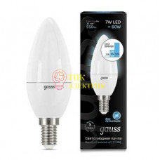 Лампа светодиодная LED Candle 7Вт E14 4100К step dimmable (диммир.) 103101207-S