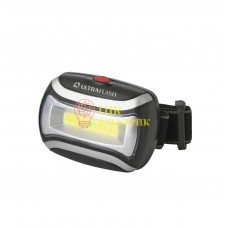 Фонарь налобный LED 5380 (3Вт COB LED 3 режима черн. пласт. пакет) 12870