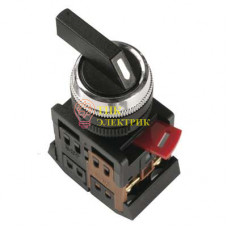 Переключатель ALCLR-22 на 3 полож. черн. I-O-II 1з+1p BSW10-ALCLR-3-K02